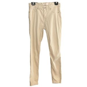 Curve Appeal Minimalist Jegging Cream Jeans Womens Size 4 27 Ladies Off White